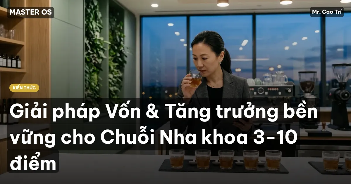 Giải pháp Vốn & Tăng trưởng bền vững cho Chuỗi Nha khoa 3-10 điểm