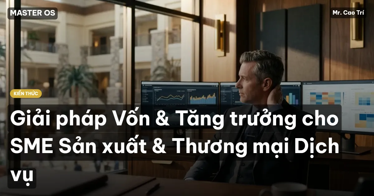 Giải pháp Vốn & Tăng trưởng cho SME Sản xuất & Thương mại Dịch vụ