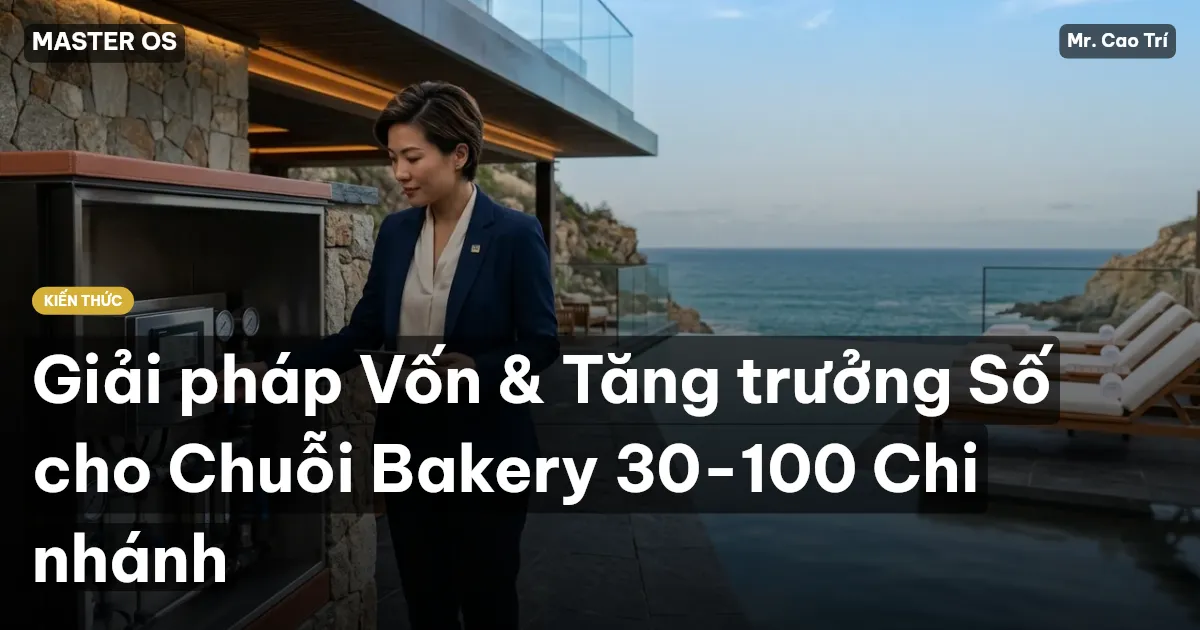 Giải pháp Vốn & Tăng trưởng Số cho Chuỗi Bakery 30-100 Chi nhánh