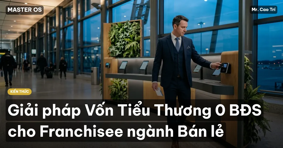 Giải pháp Vốn Tiểu Thương 0 BĐS cho Franchisee ngành Bán lẻ