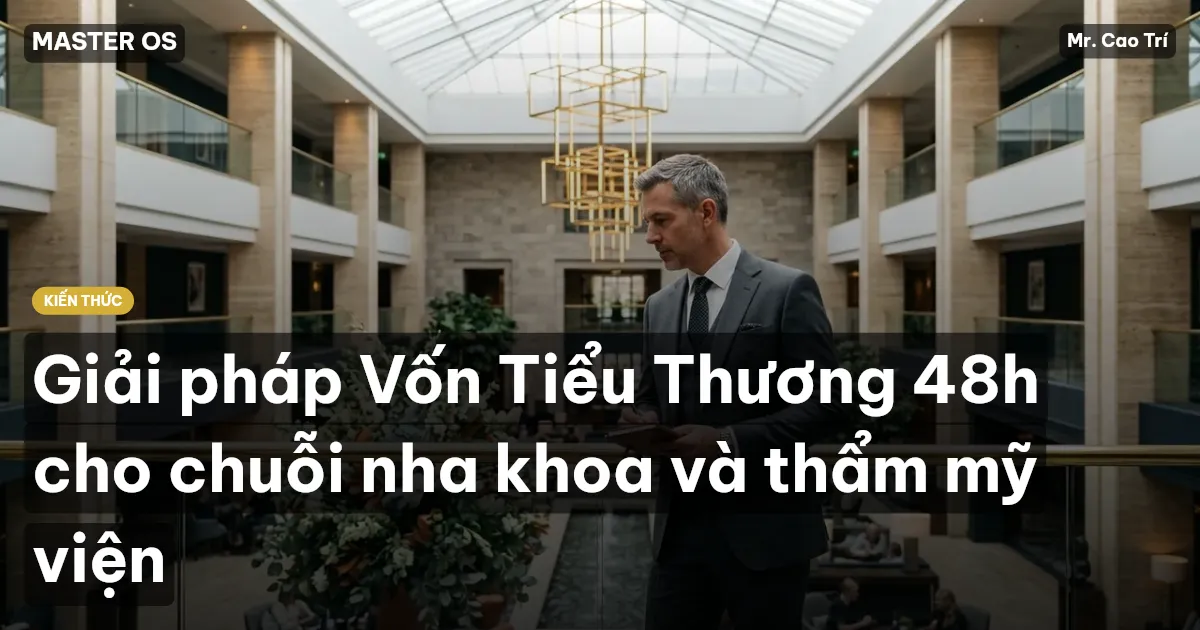 Giải pháp Vốn Tiểu Thương 48h cho chuỗi nha khoa và thẩm mỹ viện