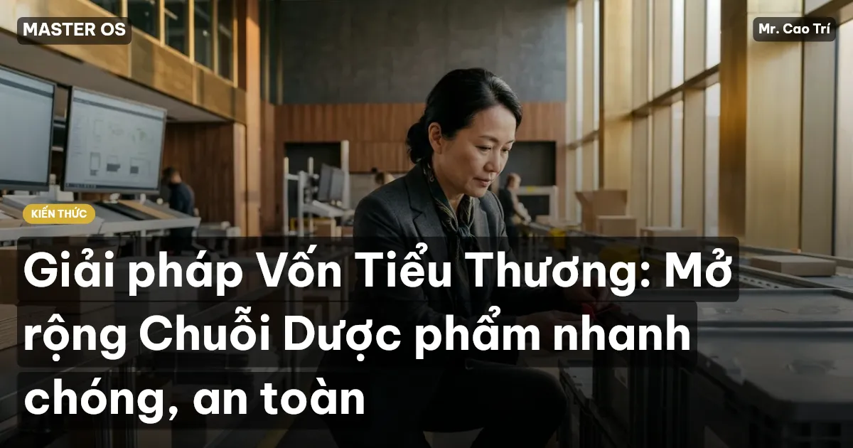 Giải pháp Vốn Tiểu Thương: Mở rộng Chuỗi Dược phẩm nhanh chóng, an toàn