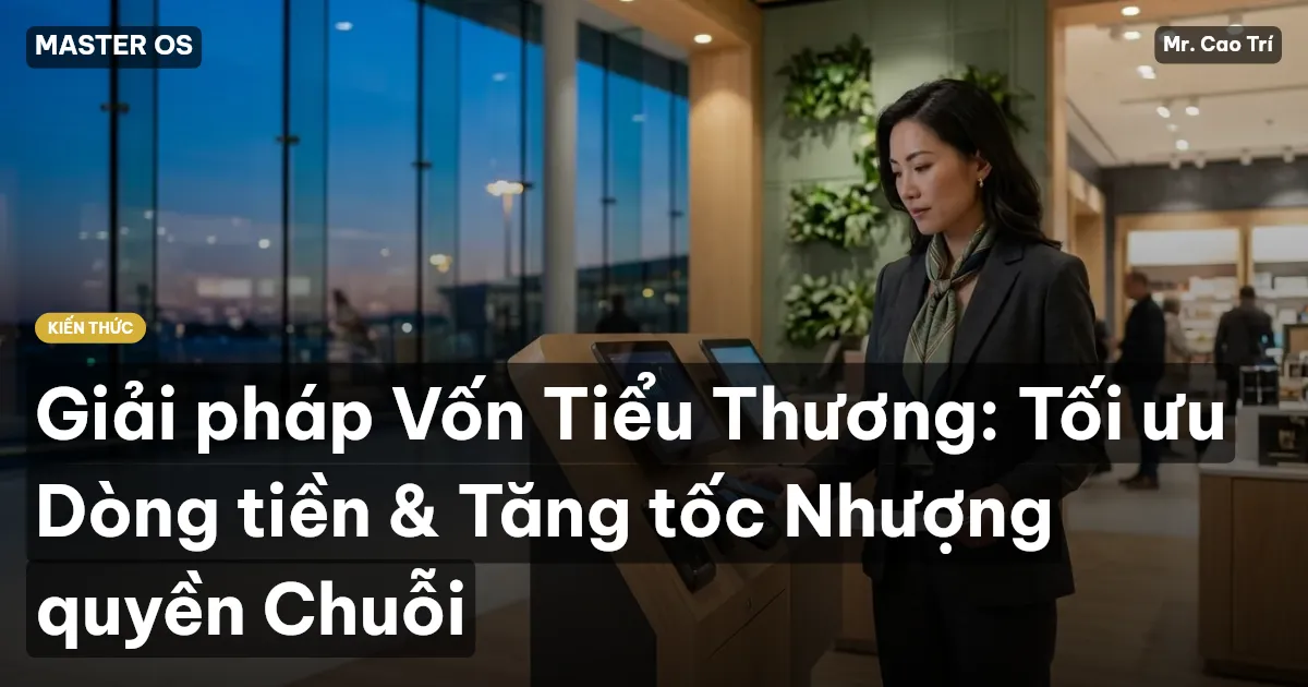 Giải pháp Vốn Tiểu Thương: Tối ưu Dòng tiền & Tăng tốc Nhượng quyền Chuỗi