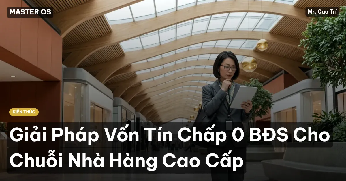 Giải Pháp Vốn Tín Chấp 0 BĐS Cho Chuỗi Nhà Hàng Cao Cấp