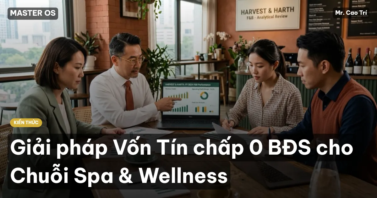 Giải pháp Vốn Tín chấp 0 BĐS cho Chuỗi Spa & Wellness