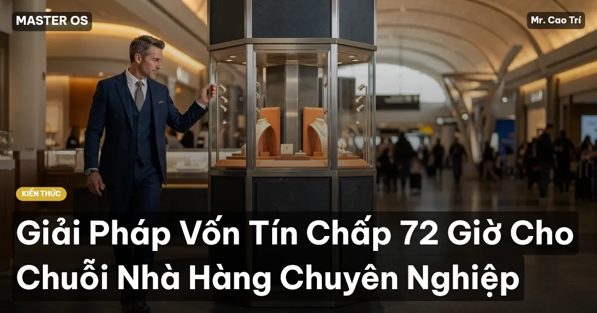 Giải Pháp Vốn Tín Chấp 72 Giờ Cho Chuỗi Nhà Hàng Chuyên Nghiệp