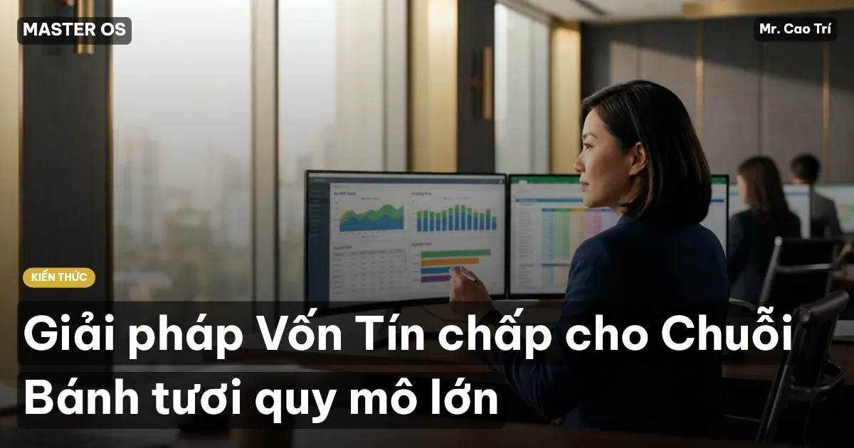 Giải pháp Vốn Tín chấp cho Chuỗi Bánh tươi quy mô lớn
