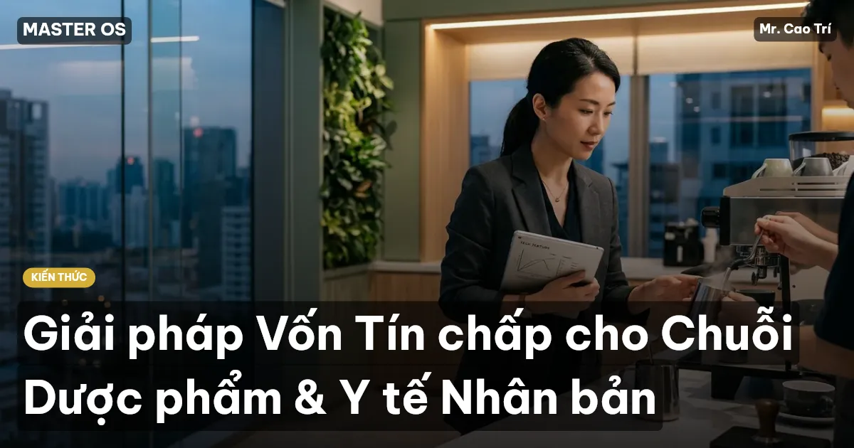 Giải pháp Vốn Tín chấp cho Chuỗi Dược phẩm & Y tế Nhân bản
