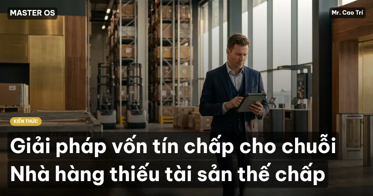 Giải pháp vốn tín chấp cho chuỗi Nhà hàng thiếu tài sản thế chấp