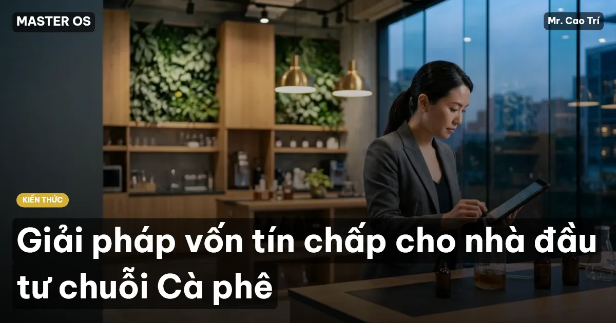 Giải pháp vốn tín chấp cho nhà đầu tư chuỗi Cà phê