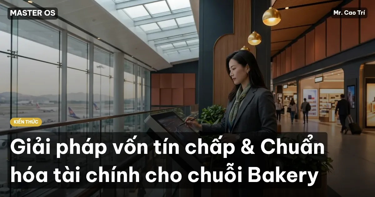 Giải pháp vốn tín chấp & Chuẩn hóa tài chính cho chuỗi Bakery