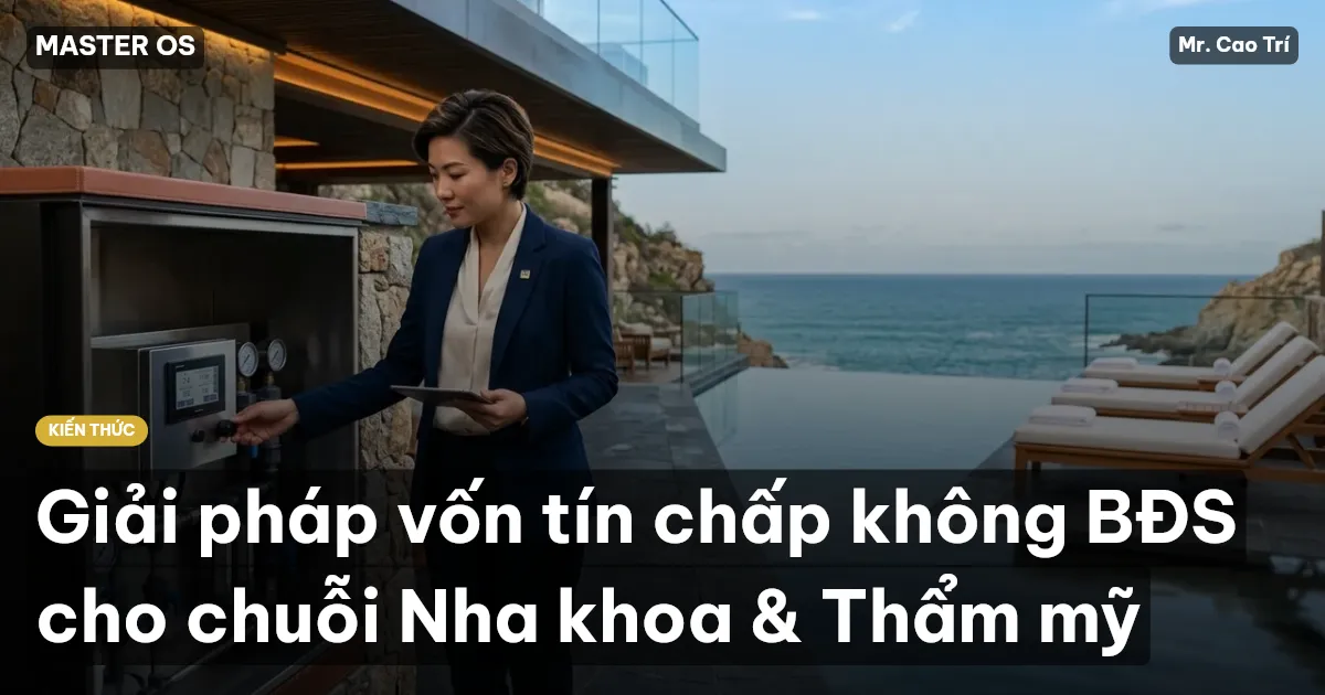 Giải pháp vốn tín chấp không BĐS cho chuỗi Nha khoa & Thẩm mỹ