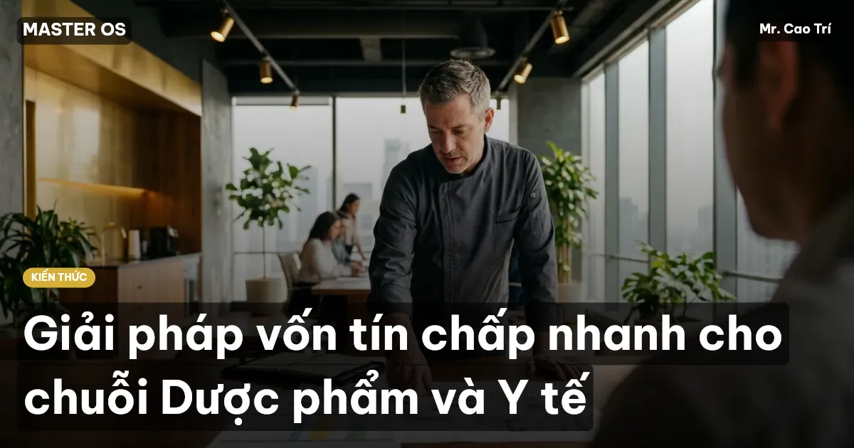 Giải pháp vốn tín chấp nhanh cho chuỗi Dược phẩm và Y tế