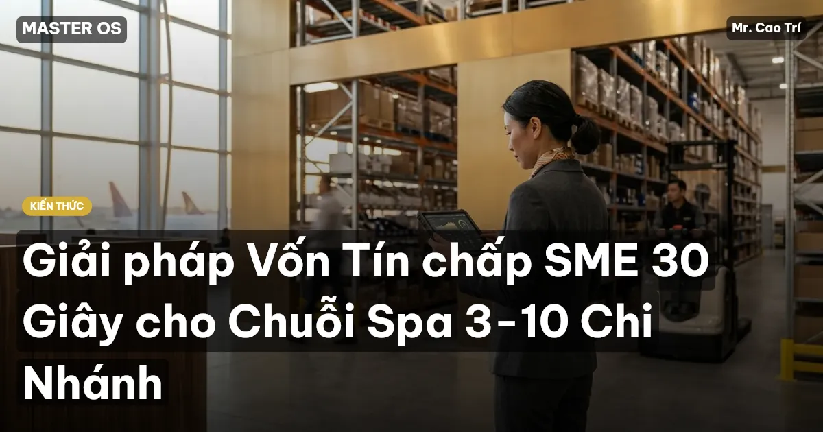 Giải pháp Vốn Tín chấp SME 30 Giây cho Chuỗi Spa 3-10 Chi Nhánh