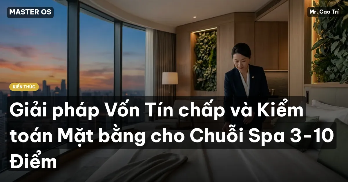 Giải pháp Vốn Tín chấp và Kiểm toán Mặt bằng cho Chuỗi Spa 3-10 Điểm