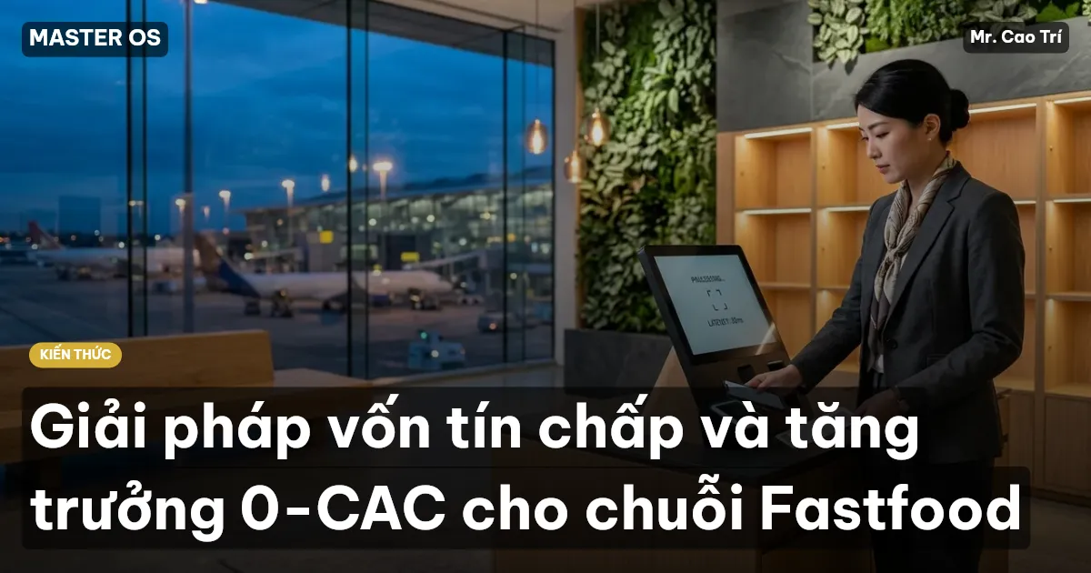 Giải pháp vốn tín chấp và tăng trưởng 0-CAC cho chuỗi Fastfood