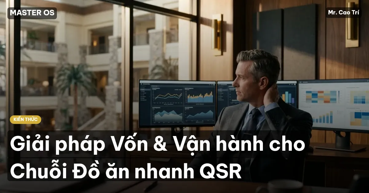 Giải pháp Vốn & Vận hành cho Chuỗi Đồ ăn nhanh QSR