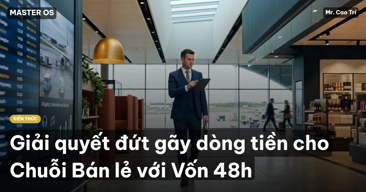 Giải quyết đứt gãy dòng tiền cho Chuỗi Bán lẻ với Vốn 48h