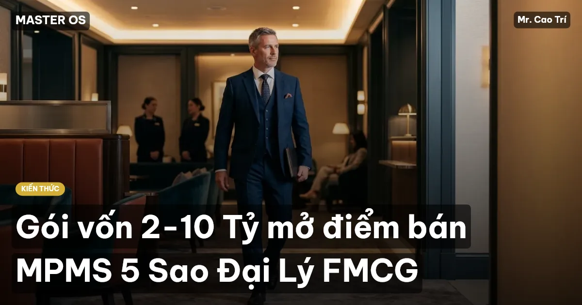 Gói vốn 2-10 Tỷ mở điểm bán MPMS 5 Sao Đại Lý FMCG