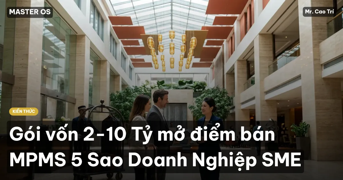 Gói vốn 2-10 Tỷ mở điểm bán MPMS 5 Sao Doanh Nghiệp SME