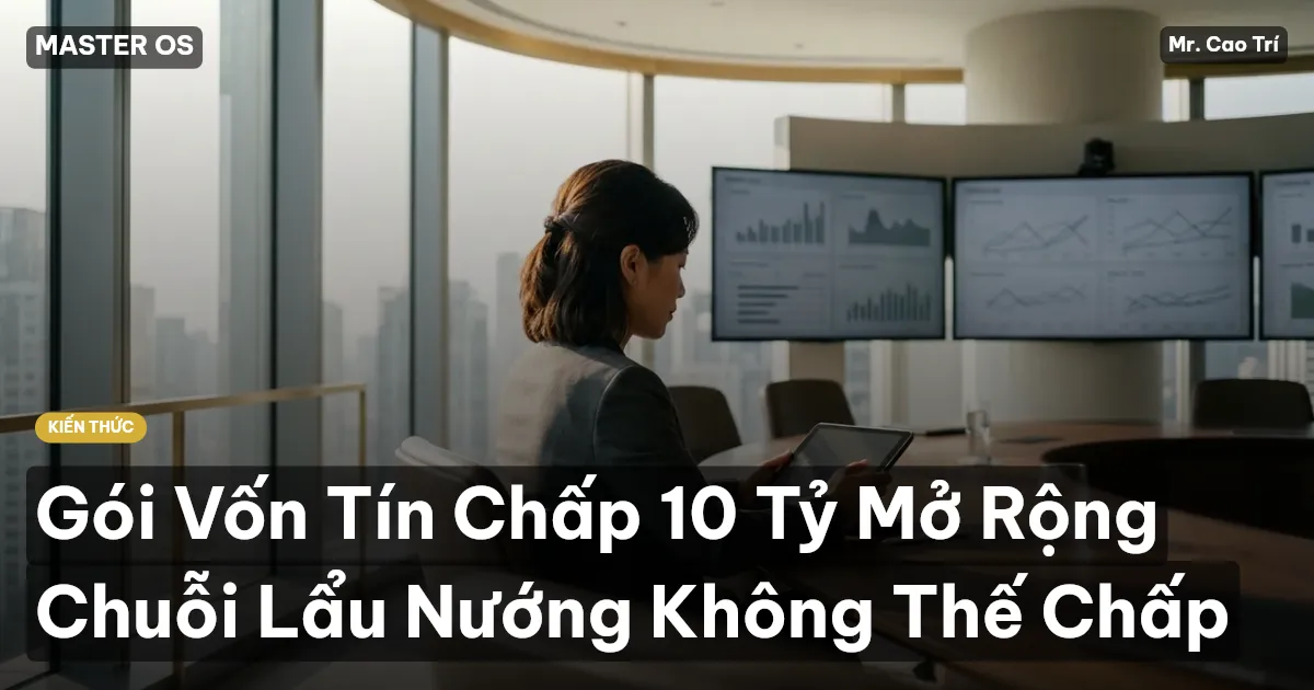 Gói Vốn Tín Chấp 10 Tỷ Mở Rộng Chuỗi Lẩu Nướng Không Thế Chấp