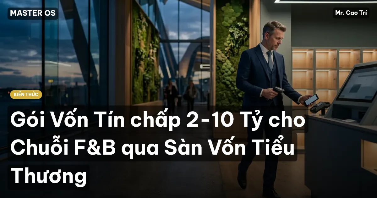 Gói Vốn Tín chấp 2-10 Tỷ cho Chuỗi F&B qua Sàn Vốn Tiểu Thương