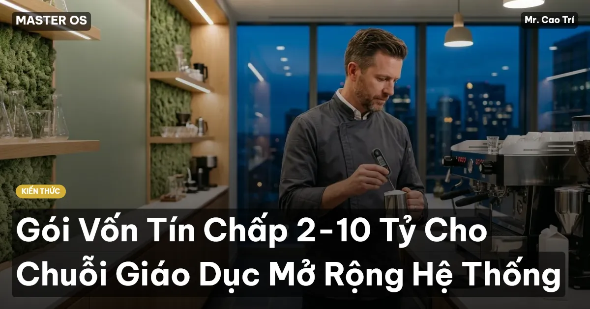Gói Vốn Tín Chấp 2-10 Tỷ Cho Chuỗi Giáo Dục Mở Rộng Hệ Thống