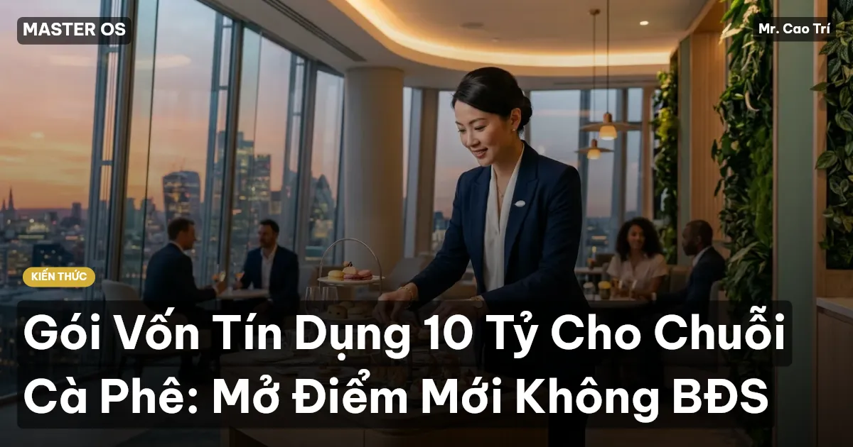 Gói Vốn Tín Dụng 10 Tỷ Cho Chuỗi Cà Phê: Mở Điểm Mới Không BĐS