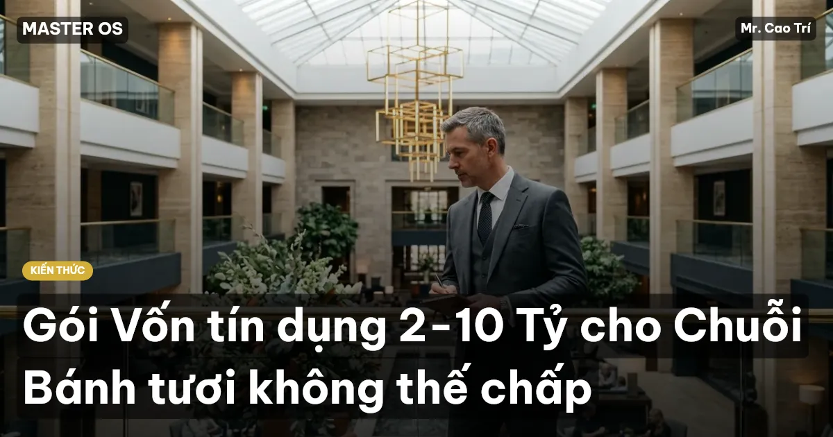 Gói Vốn tín dụng 2-10 Tỷ cho Chuỗi Bánh tươi không thế chấp