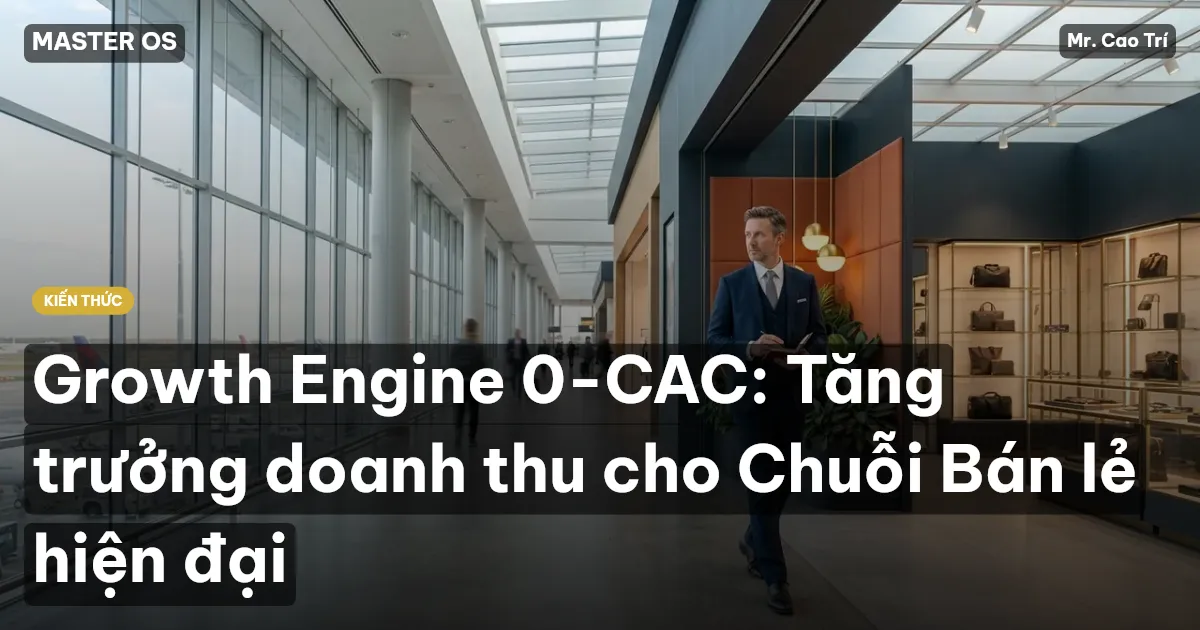 Growth Engine 0-CAC: Tăng trưởng doanh thu cho Chuỗi Bán lẻ hiện đại
