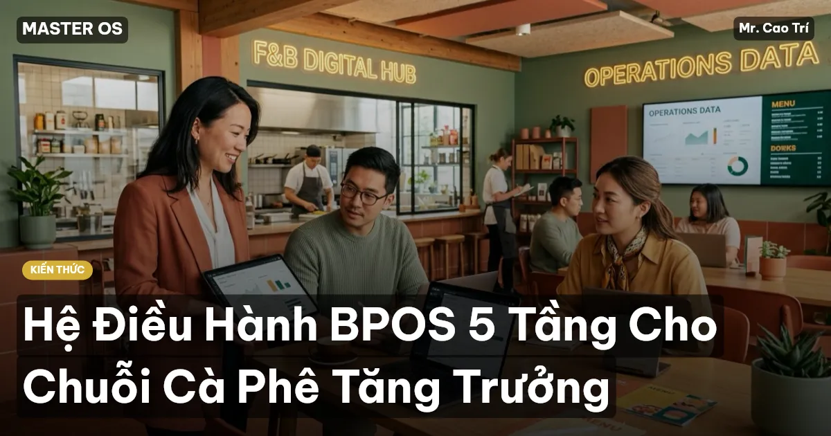 Hệ Điều Hành BPOS 5 Tầng Cho Chuỗi Cà Phê Tăng Trưởng
