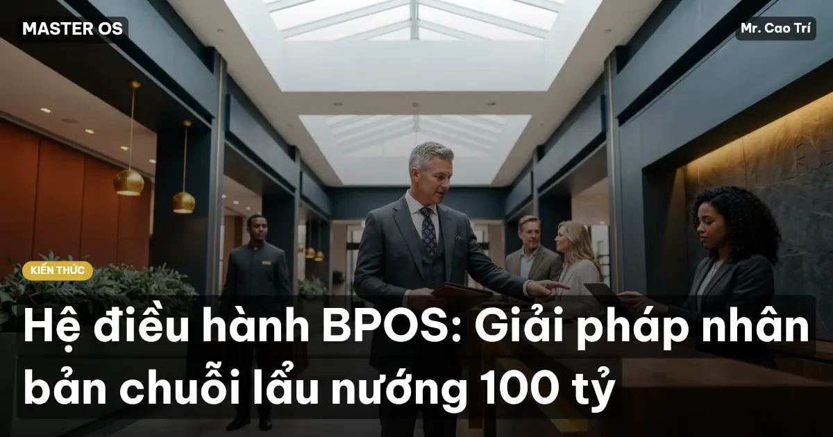 Hệ điều hành BPOS: Giải pháp nhân bản chuỗi lẩu nướng 100 tỷ