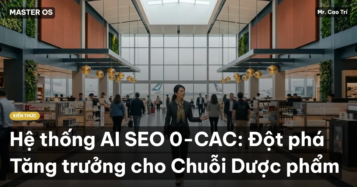 Hệ thống AI SEO 0-CAC: Đột phá Tăng trưởng cho Chuỗi Dược phẩm