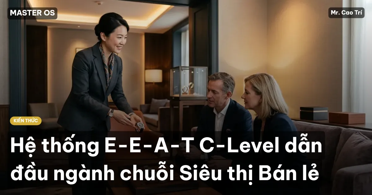 Hệ thống E-E-A-T C-Level dẫn đầu ngành chuỗi Siêu thị Bán lẻ