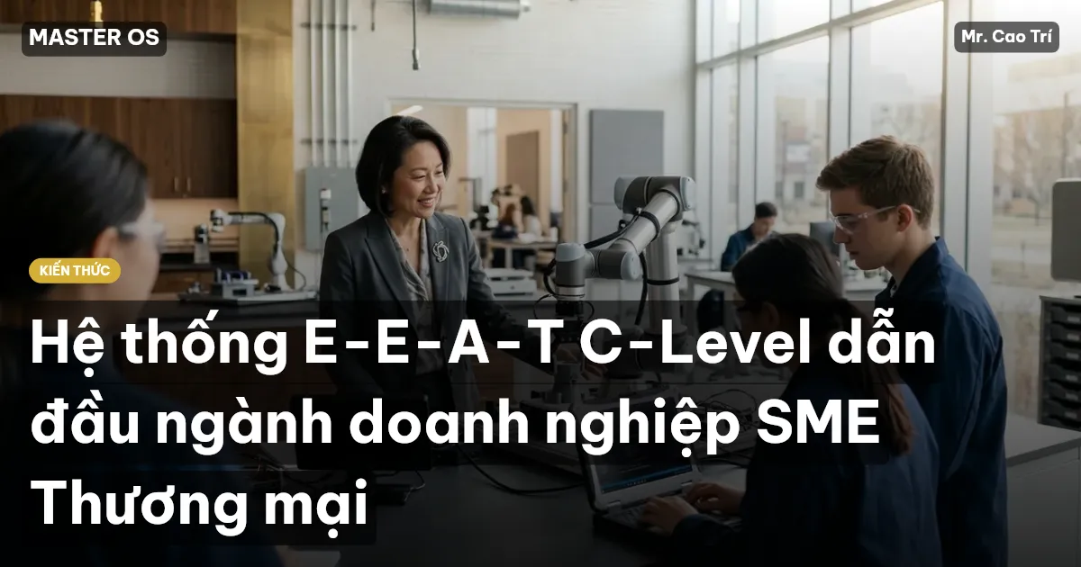 Hệ thống E-E-A-T C-Level dẫn đầu ngành doanh nghiệp SME Thương mại