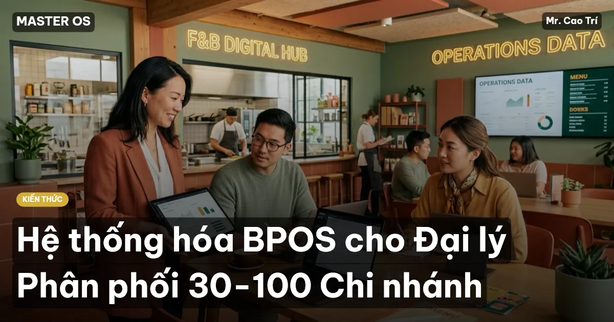 Hệ thống hóa BPOS cho Đại lý Phân phối 30-100 Chi nhánh