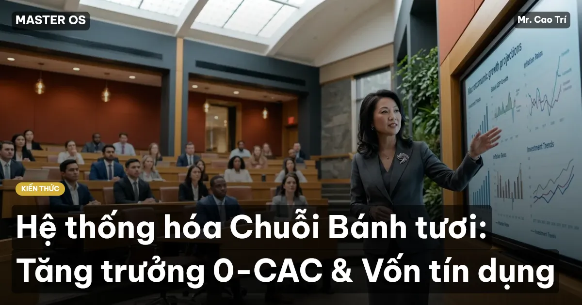 Hệ thống hóa Chuỗi Bánh tươi: Tăng trưởng 0-CAC & Vốn tín dụng