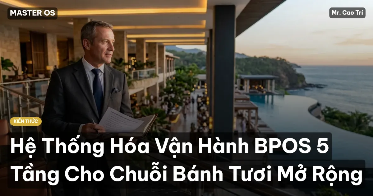 Hệ Thống Hóa Vận Hành BPOS 5 Tầng Cho Chuỗi Bánh Tươi Mở Rộng
