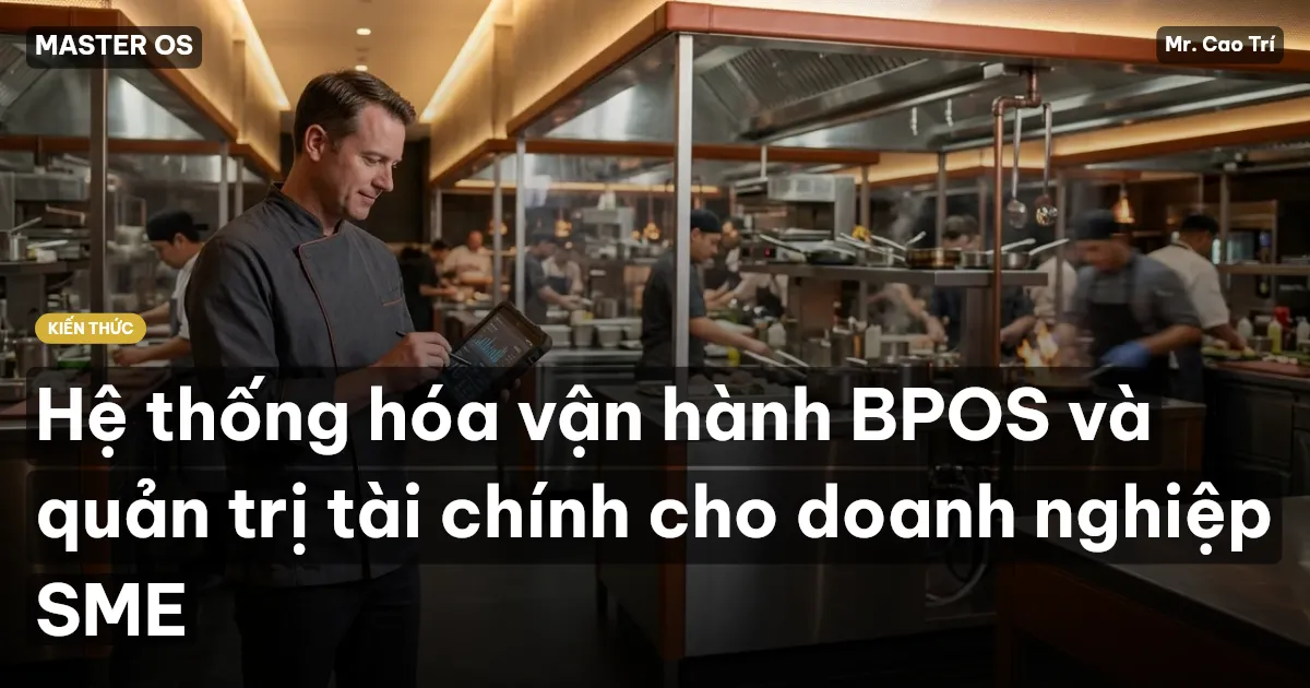 Hệ thống hóa vận hành BPOS và quản trị tài chính cho doanh nghiệp SME