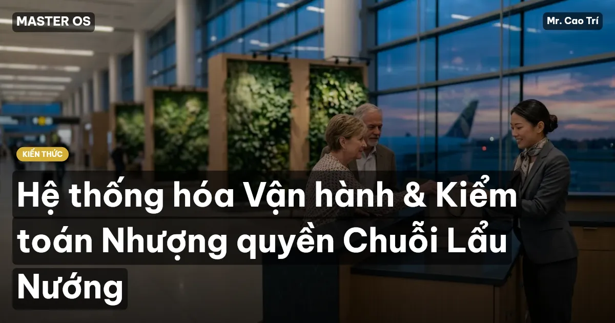 Hệ thống hóa Vận hành & Kiểm toán Nhượng quyền Chuỗi Lẩu Nướng