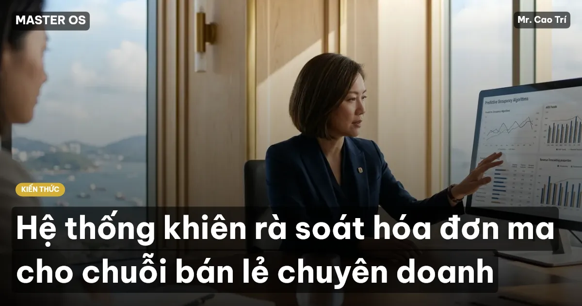 Hệ thống khiên rà soát hóa đơn ma cho chuỗi bán lẻ chuyên doanh