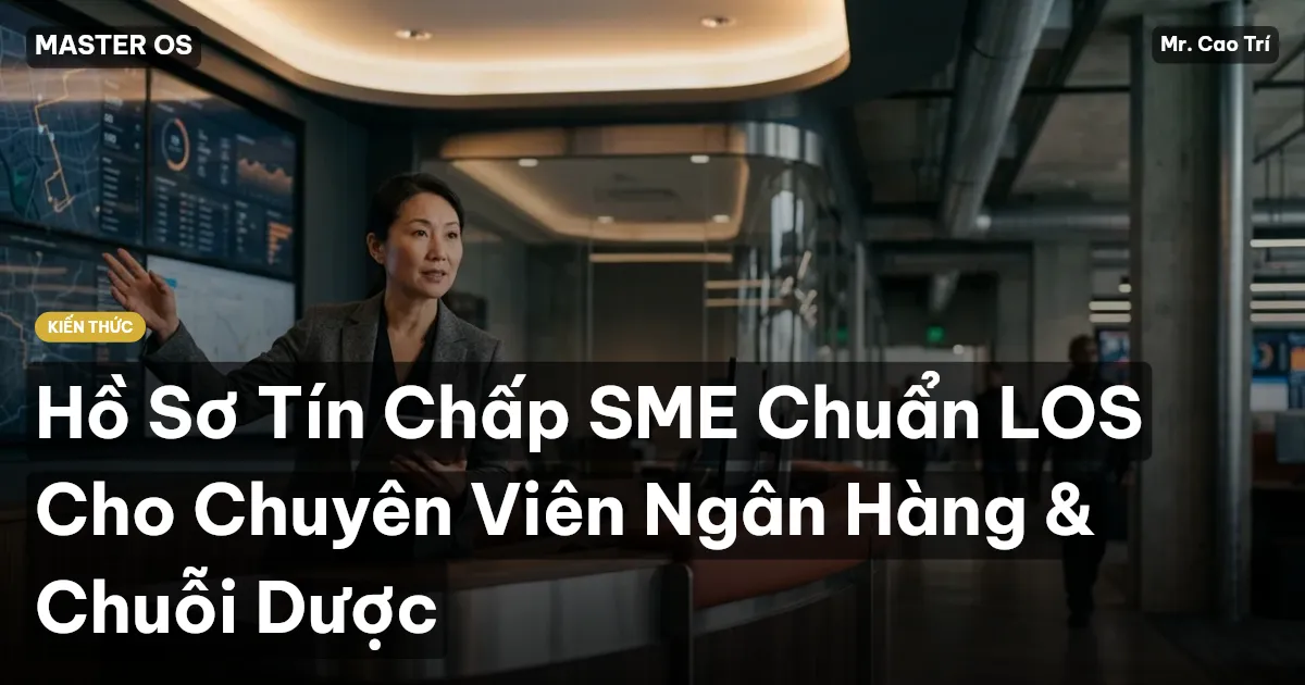 Hồ Sơ Tín Chấp SME Chuẩn LOS Cho Chuyên Viên Ngân Hàng & Chuỗi Dược