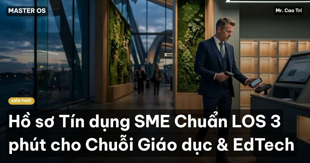 Hồ sơ Tín dụng SME Chuẩn LOS 3 phút cho Chuỗi Giáo dục & EdTech
