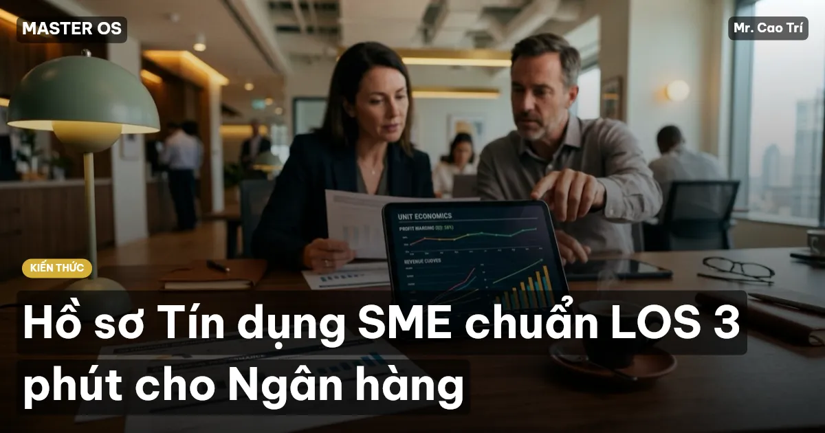 Hồ sơ Tín dụng SME chuẩn LOS 3 phút cho Ngân hàng