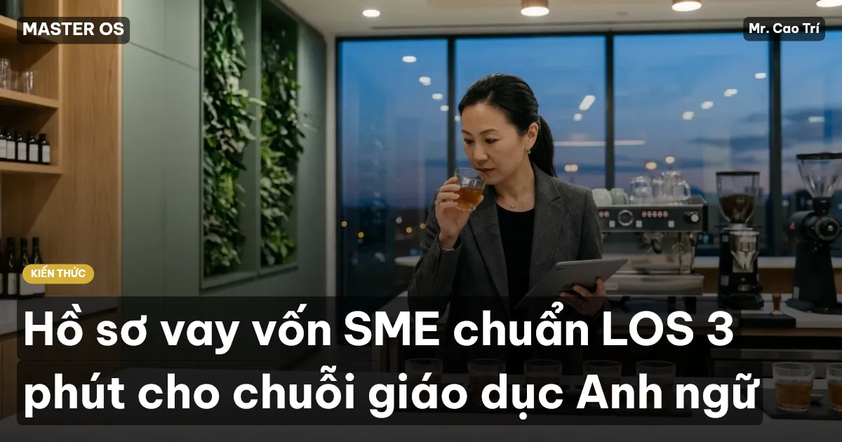 Hồ sơ vay vốn SME chuẩn LOS 3 phút cho chuỗi giáo dục Anh ngữ