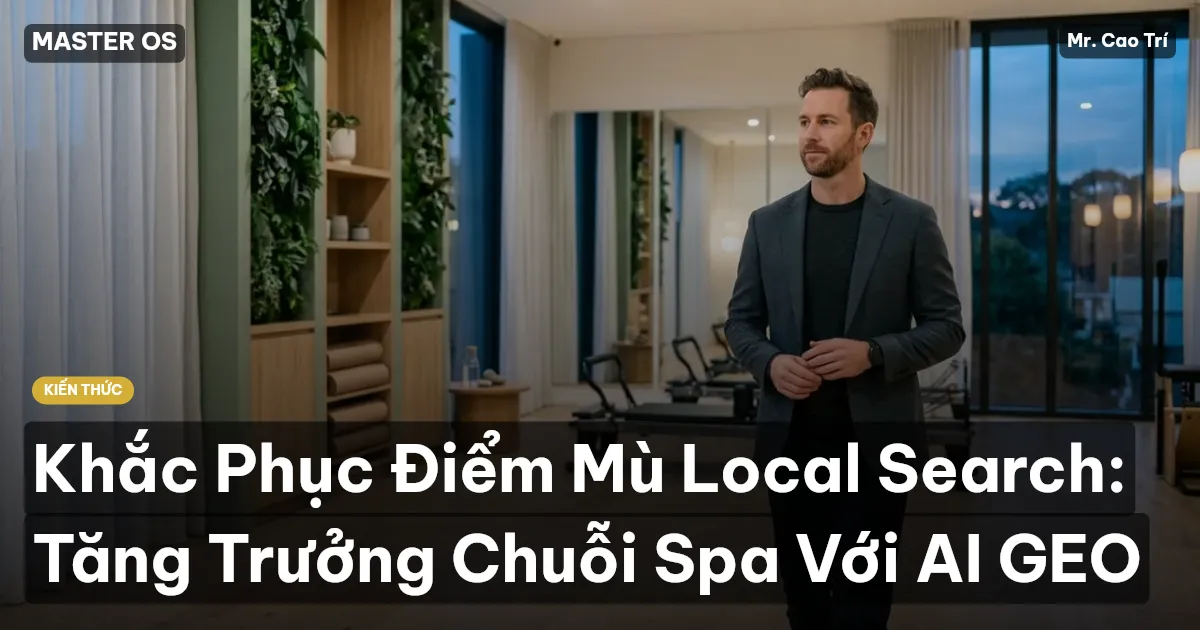 Khắc Phục Điểm Mù Local Search: Tăng Trưởng Chuỗi Spa Với AI GEO