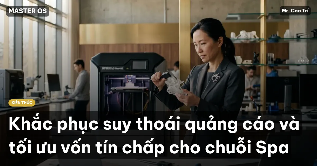 Khắc phục suy thoái quảng cáo và tối ưu vốn tín chấp cho chuỗi Spa