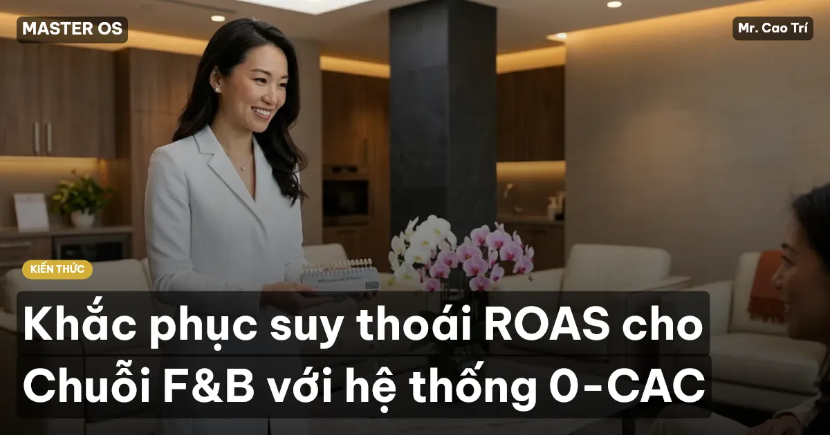 Khắc phục suy thoái ROAS cho Chuỗi F&B với hệ thống 0-CAC