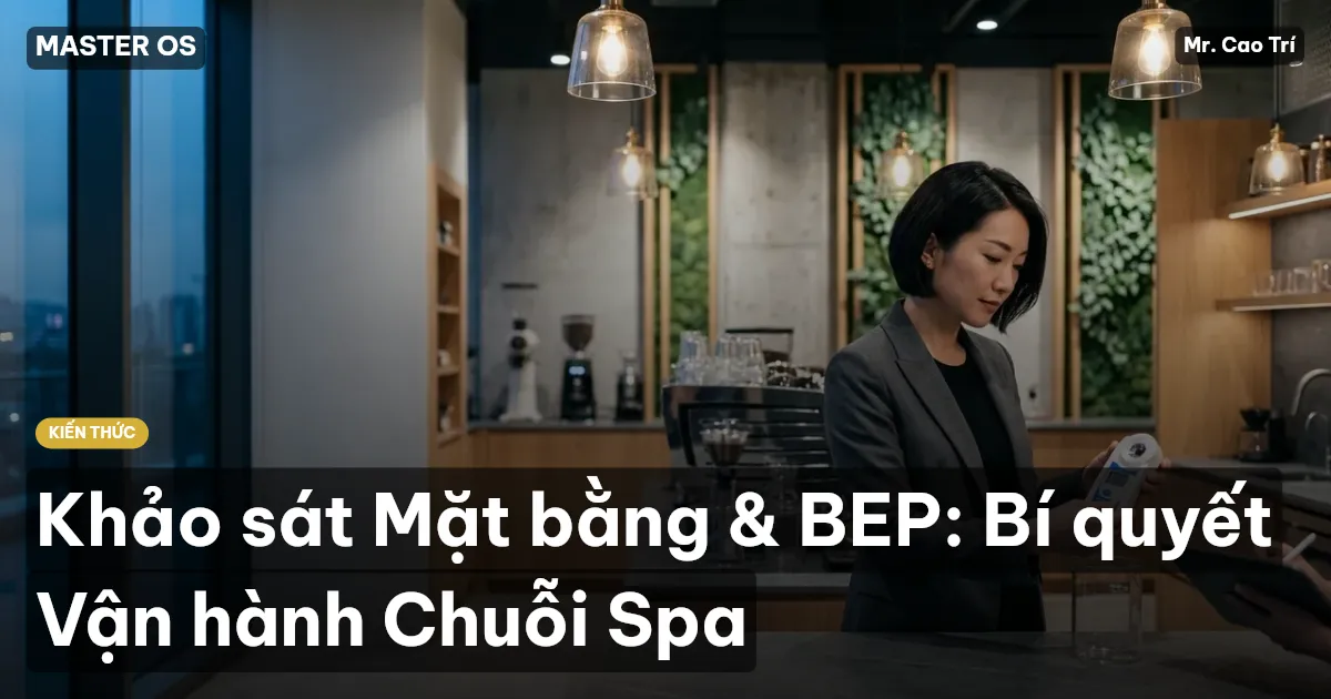 Khảo sát Mặt bằng & BEP: Bí quyết Vận hành Chuỗi Spa