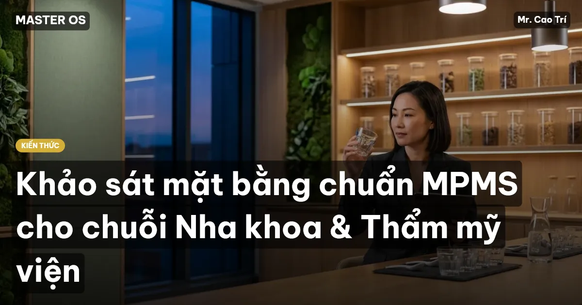 Khảo sát mặt bằng chuẩn MPMS cho chuỗi Nha khoa & Thẩm mỹ viện